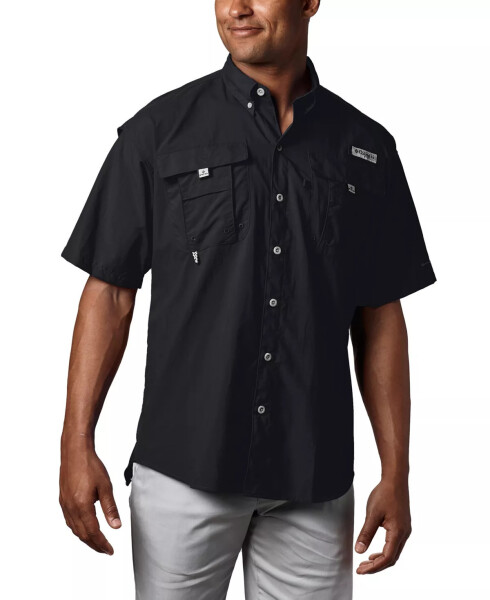 PFG Men's Bahama II UPF-50 Quick Dry Shirt Black - 1