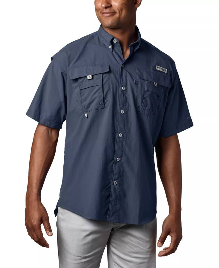 PFG Men's Bahama II UPF-50 Quick Dry Shirt Collegiate - 1