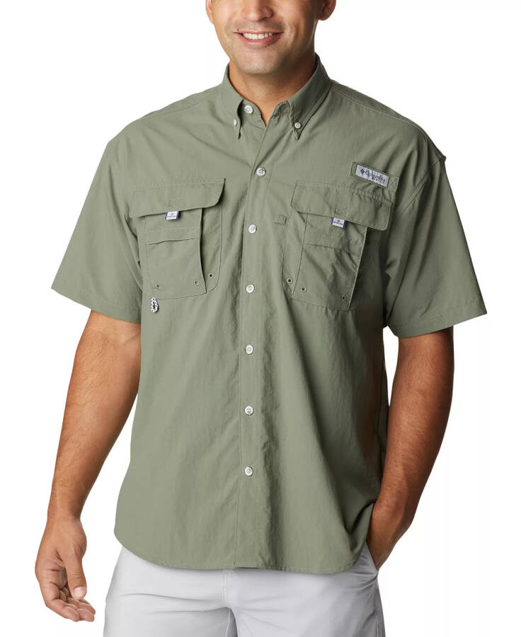 PFG Men's Bahama II UPF-50 Quick Dry Shirt Cypress - 1