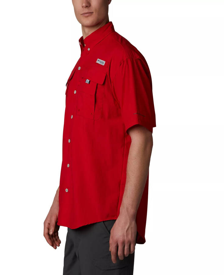 PFG Men's Bahama II UPF-50 Quick Dry Shirt Red Spark - 3