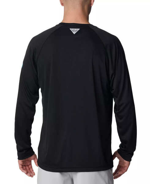 PFG Men's Terminal Tackle UPF 50 Quick Dry Shirt Black, Gulf Stream Logo - 4