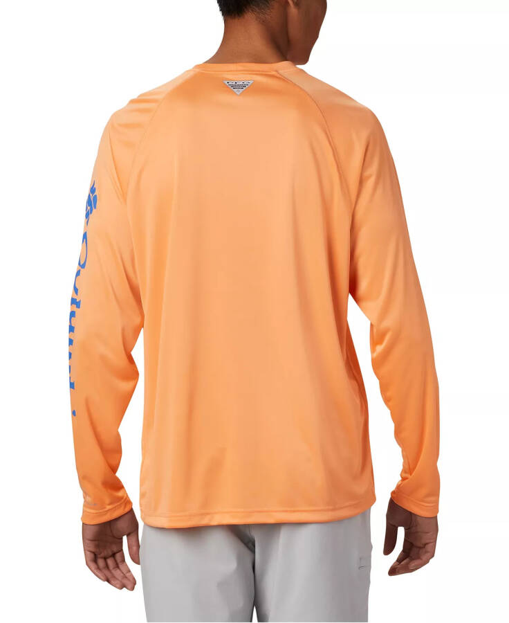 PFG Men's Terminal Tackle UPF 50 Quick Dry Shirt Bright Nectar, Vivid Blue Logo - 11