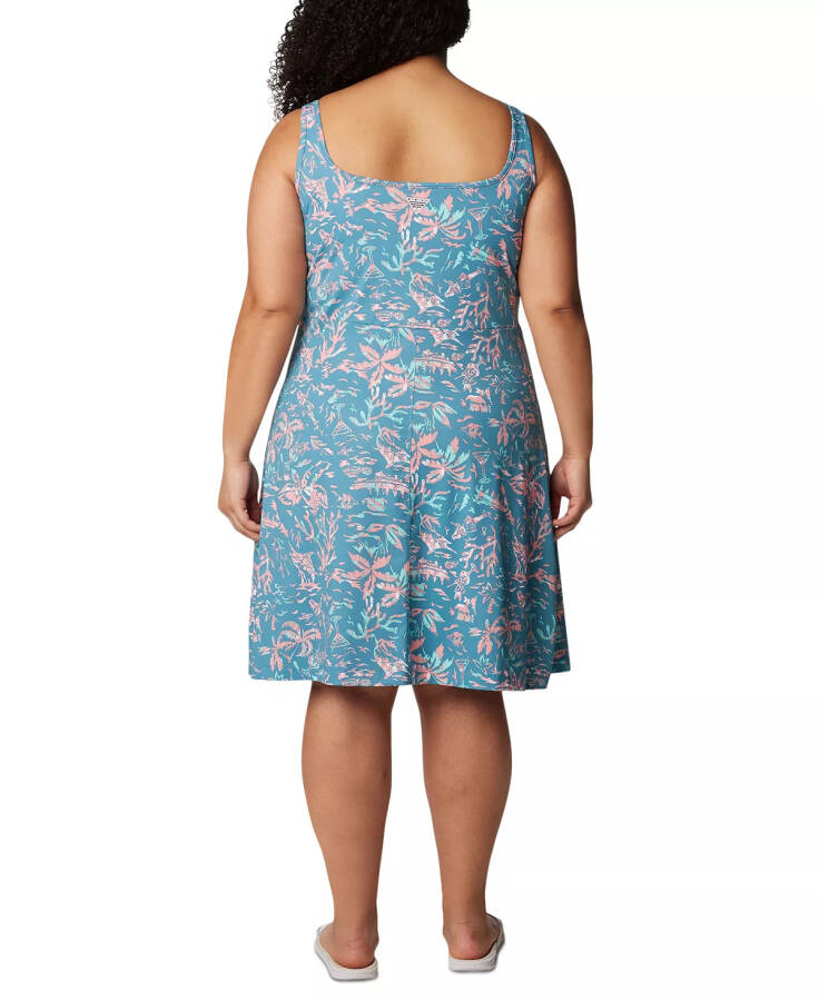 PFG Plus Size Active Printed Freezer III Dress Canyon Blue Kon - 2