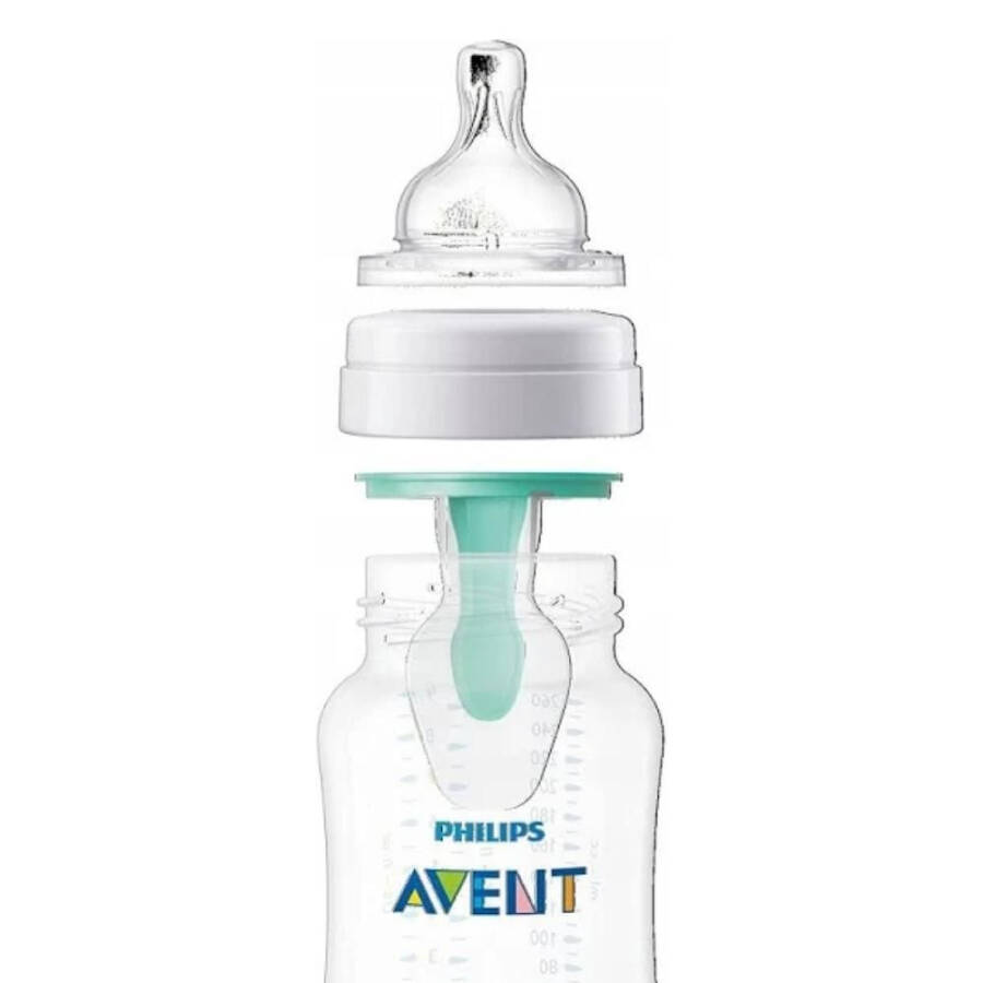 Philips Avent Антиколиковая бутылочка PP 260 мл +1 месяц SCF813/14 - 3