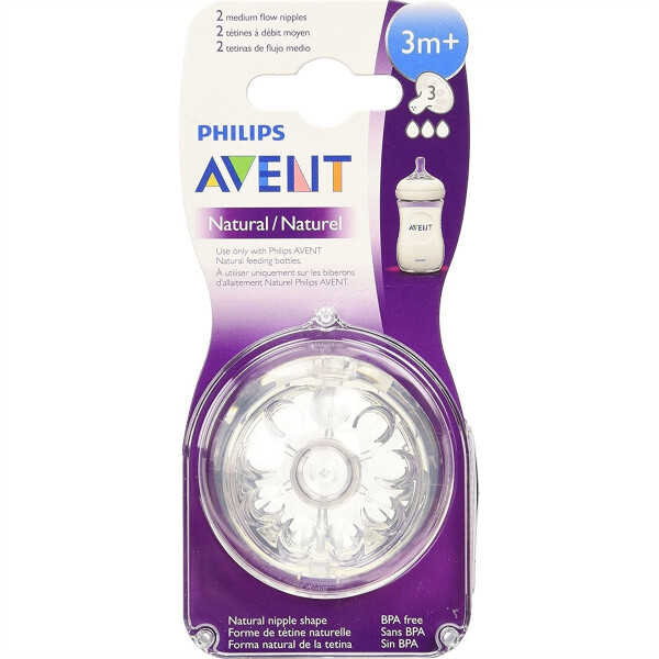 Philips Avent Natural Biberon Emziği +3 Ay 2li - 9