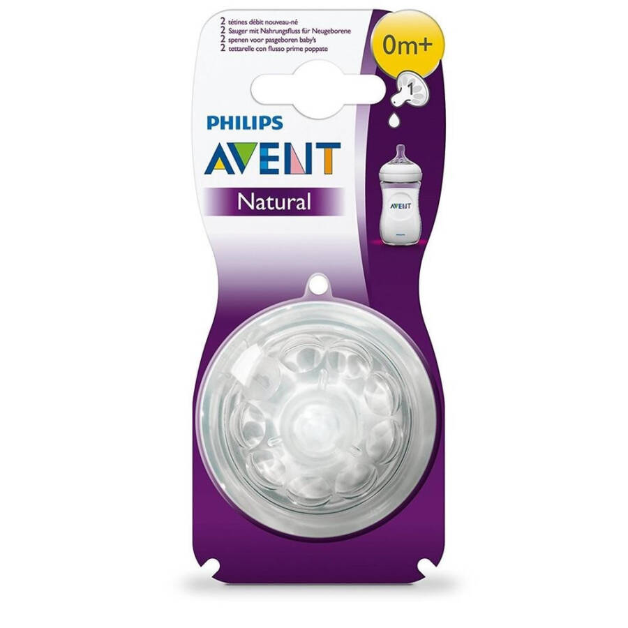 Philips Avent Natural Biberon Emziği Yenidoğan 0 Ay+ 2li SCF631/27 - 5