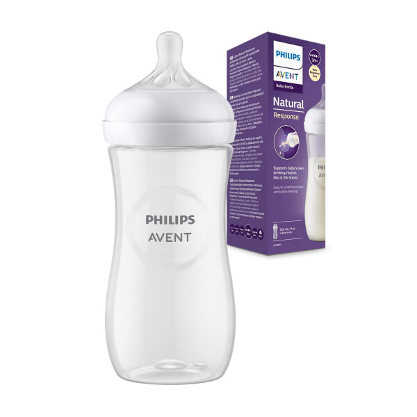 Philips Avent Natural Response PP Бутылочка для кормления 3 мес+ 330мл SCY906/01 - 1