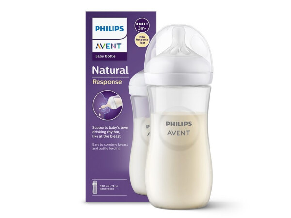 Philips Avent Natural Response PP Бутылочка для кормления 3 мес+ 330мл SCY906/01 - 2