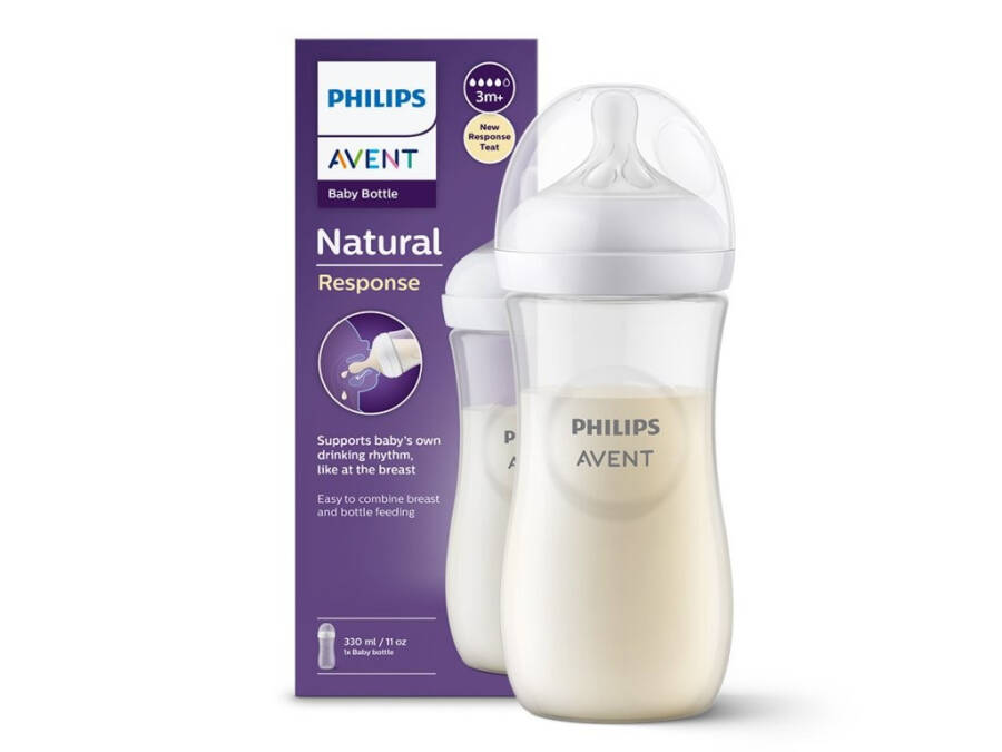 Philips Avent Natural Response PP Бутылочка для кормления 3 мес+ 330мл SCY906/01 - 2