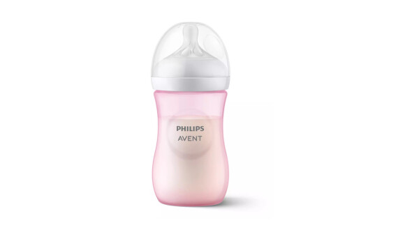 Philips Avent Natural Response PP Pink Baby Bottle 1+ Month 260 ml SCY903/11 - 2