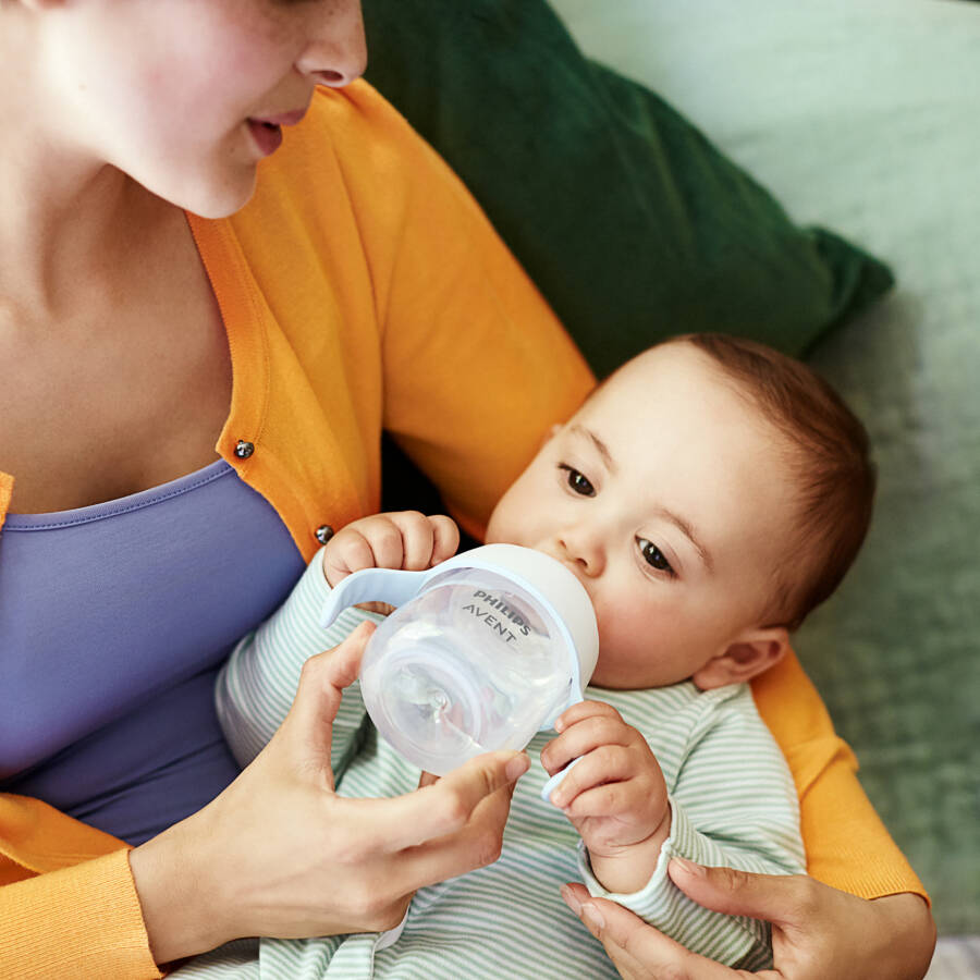 Philips Avent Natural Response Тренировочная чашка 6 месяцев+, Чувствительная соска для бутылочки SCF263/61 - 5