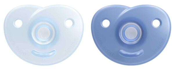 Philips Avent Soothie Orthodontic Pacifier with Storage Case 2 Pack 0-6 Months - Boy - 2