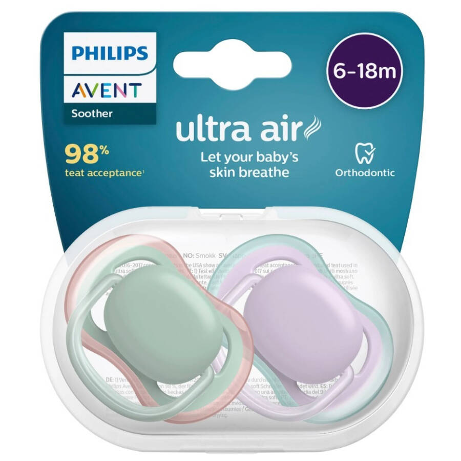 Philips Avent Ultra Air Emzik 6-18 Ay 2li Kız SCF085/16 - 3