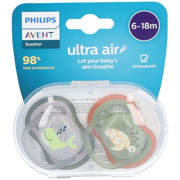 Philips Avent Ultra Air Emzik 6-18 Ay 2'li SCF085/60 - 4