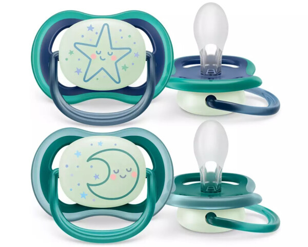 Philips Avent Ultra Air Night Glow-in-the-Dark Pacifier 6-18 Months Boy SCF376/13 - 2