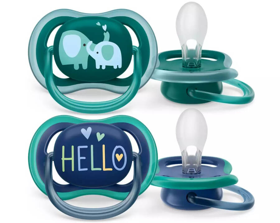 Philips Avent Ultra Air Pacifier +18 Months 2 Pack Boy SCF349/18 - 2