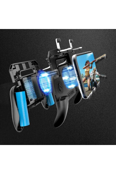 Phone Holder Mobile Game Controller with Cooling Fan (2000 Mah) Specially for PUBG and Mobile Gamers - 5