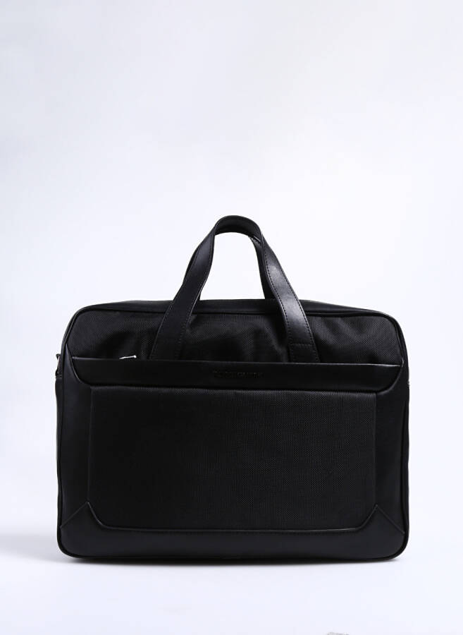 Pierre Cardin Black Men's Laptop Bag - 1