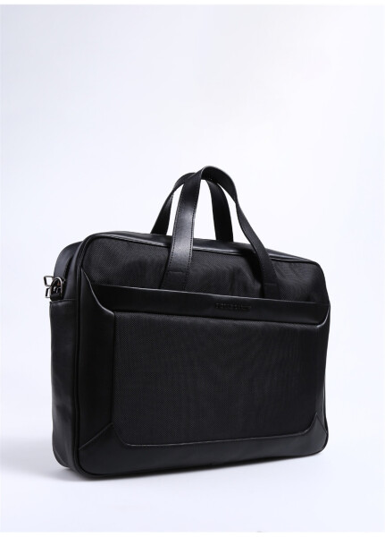 Pierre Cardin Black Men's Laptop Bag - 7