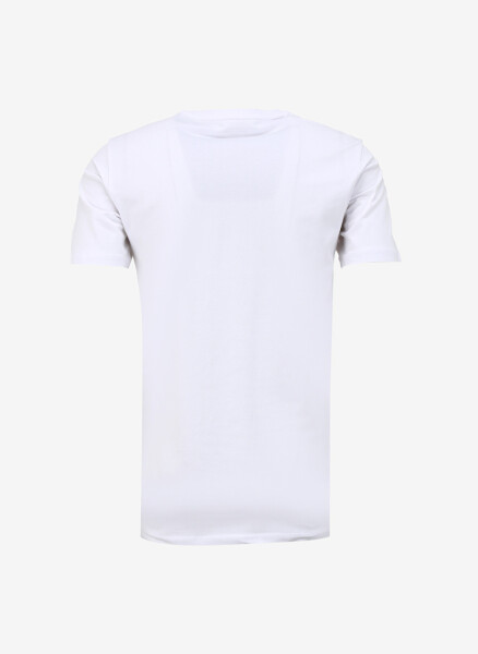 Pierre Cardin Crew Neck Plain White Men's T-Shirt BIVIO - 2