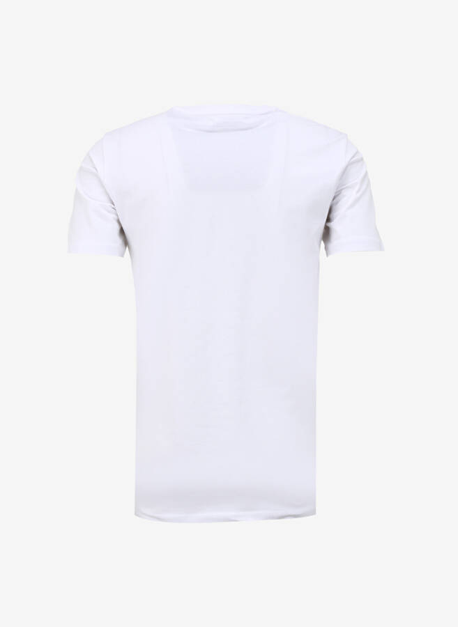 Pierre Cardin Crew Neck Plain White Men's T-Shirt BIVIO - 2