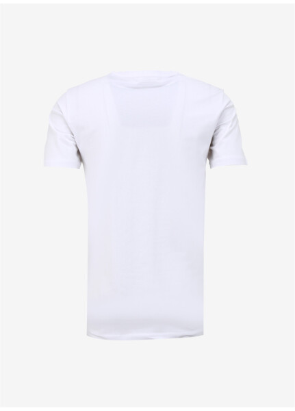 Pierre Cardin Crew Neck Plain White Men's T-Shirt BIVIO - 6