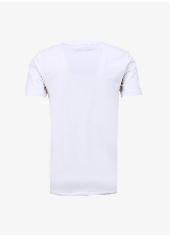 Pierre Cardin Crew Neck Plain White Men's T-Shirt BIVIO - 6