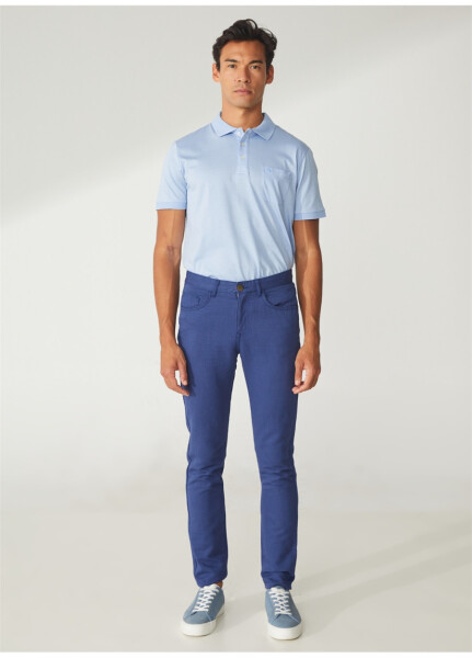 Pierre Cardin Erkaklar uchun Slim Fit Indigo Shim - 7