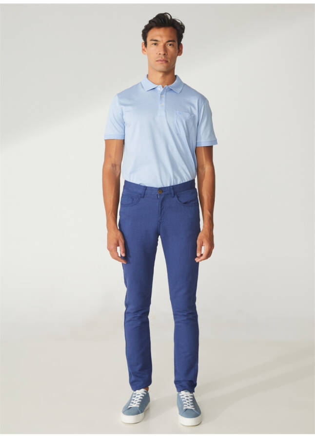 Pierre Cardin Erkaklar uchun Slim Fit Indigo Shim - 7