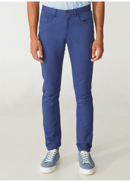 Pierre Cardin Erkaklar uchun Slim Fit Indigo Shim - 8