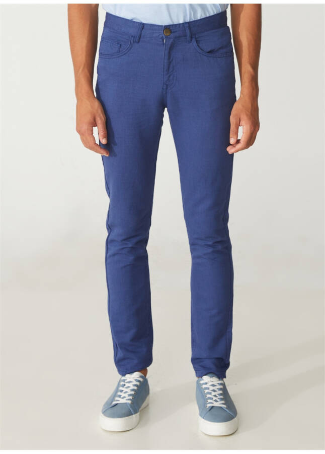 Pierre Cardin Erkaklar uchun Slim Fit Indigo Shim - 8