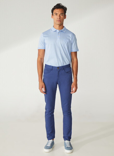 Pierre Cardin Erkek Slim Fit İndigo Pantolon - 2