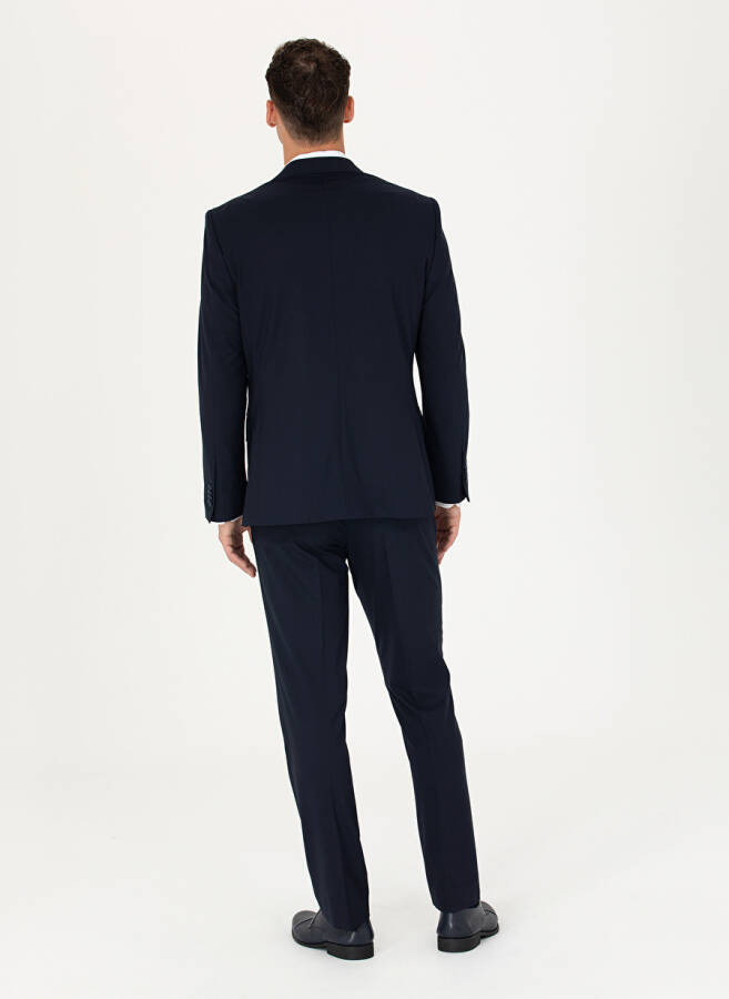 Pierre Cardin Men's Slim Fit Navy Suit - 5