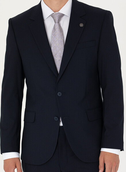 Pierre Cardin Men's Slim Fit Navy Suit - 6