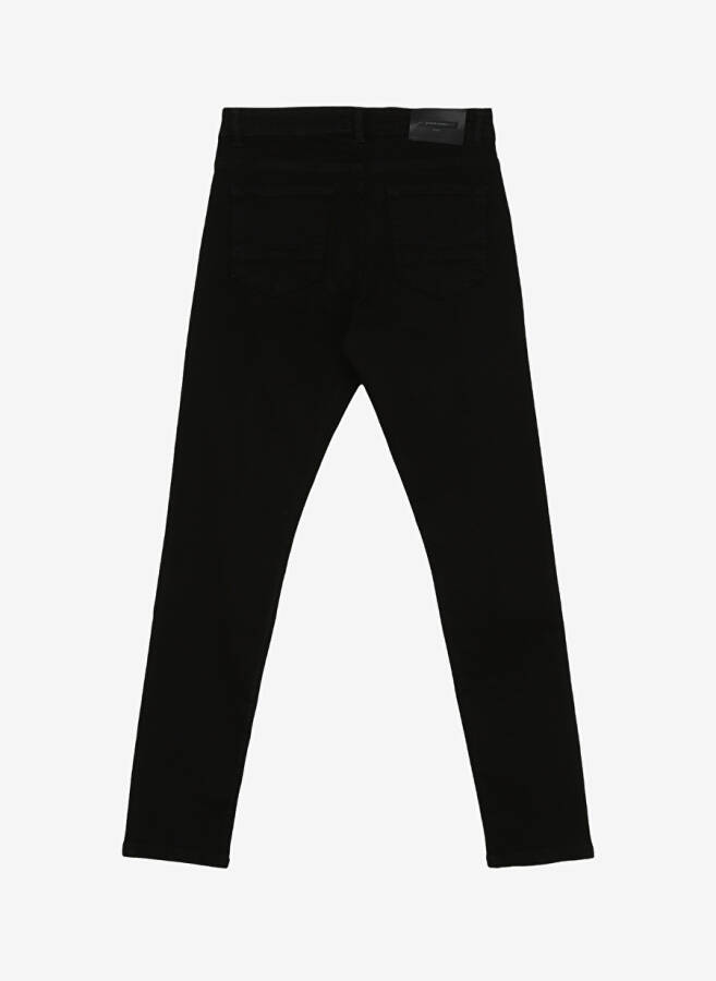 Pierre Cardin Normal Bel Normal Paça Slim Fit Siyah Erkek Denim Pantolon BADESI - 2