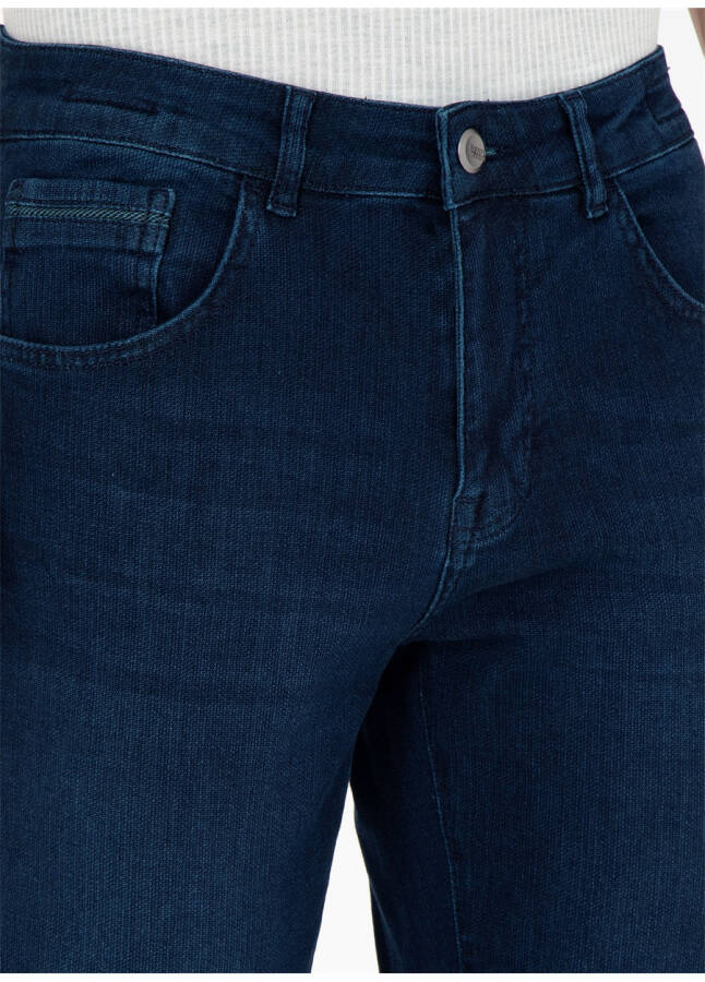 Pierre Cardin Normal Bel Normal Paça Straight Koyu Lacivert Erkek Denim Pantolon SIMON - 12