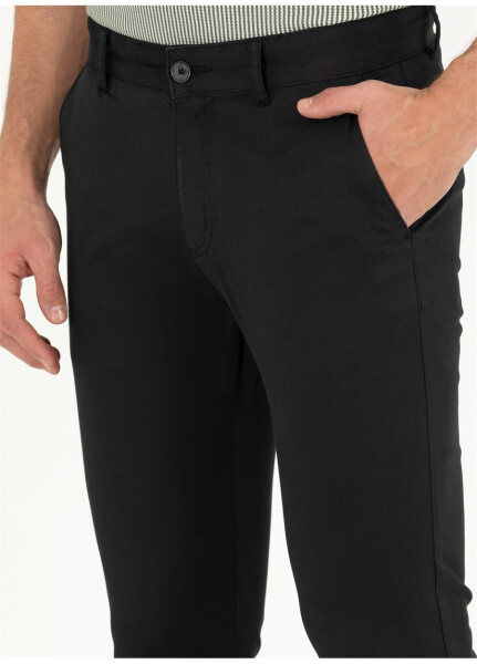 Pierre Cardin Slim Fit Black Men's Pants - 12