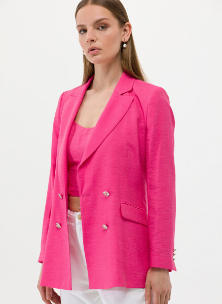 Pierre Cardin Standart Pembe Kadın Ceket - 7