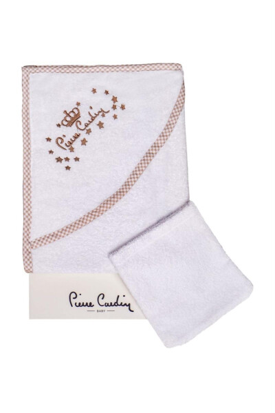 Pierre Cardin Swaddle Bath Towel - Ecru - 2