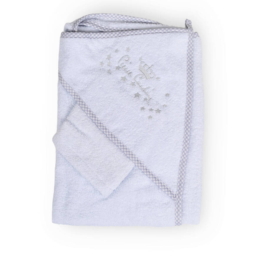 Pierre Cardin Swaddle Bath Towel - Grey - 2