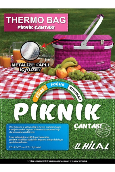 Piknik Çantası - Piknik Sepeti - 3