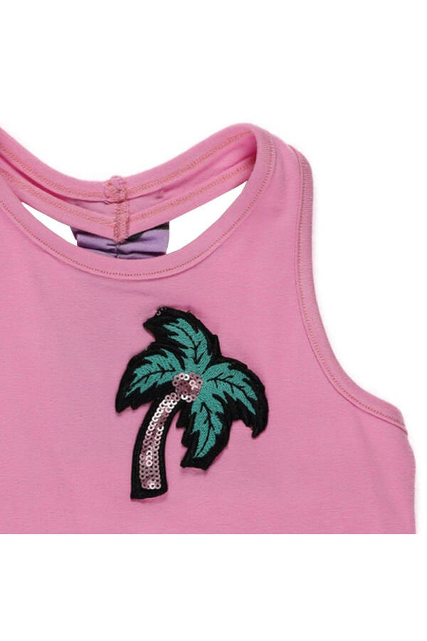 Pink Baby Girl Tank Top with Window Detail on the Back - 11