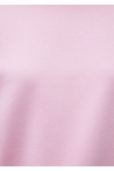 Pink Basic Crop Sweatshirt 1611147-71117 - 12