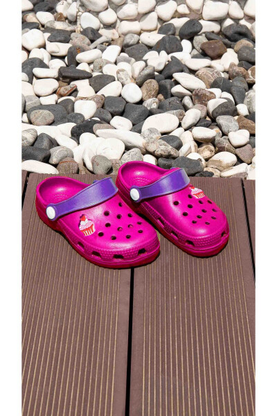 Pink Children's Summer Sandals with Accessories - 7