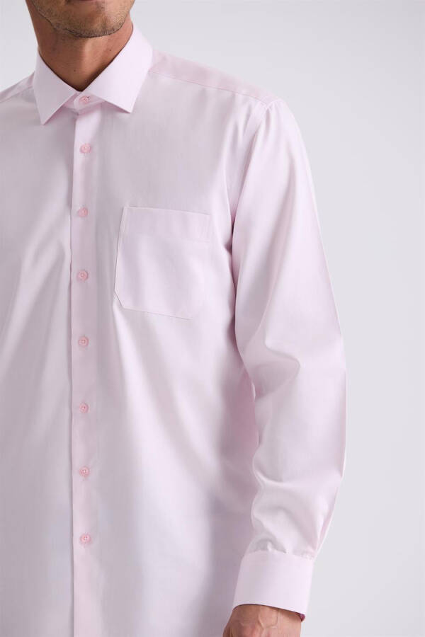 Pink Classic Fit 100% Cotton Shirt - 7