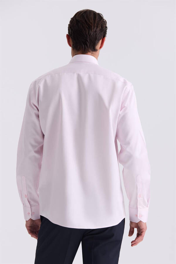 Pink Classic Fit 100% Cotton Shirt - 8