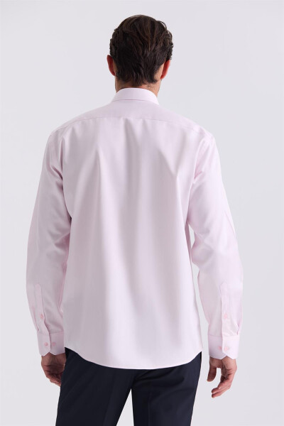 Pink Classic Fit 100% Cotton Shirt - 4