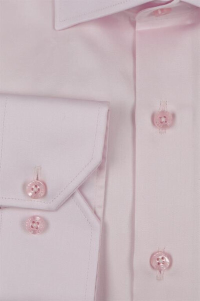 Pink Classic Fit 100% Cotton Shirt - 11