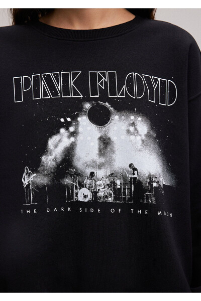 Pink Floyd Baskılı Siyah Sweatshirt 1S10113-900 - 26