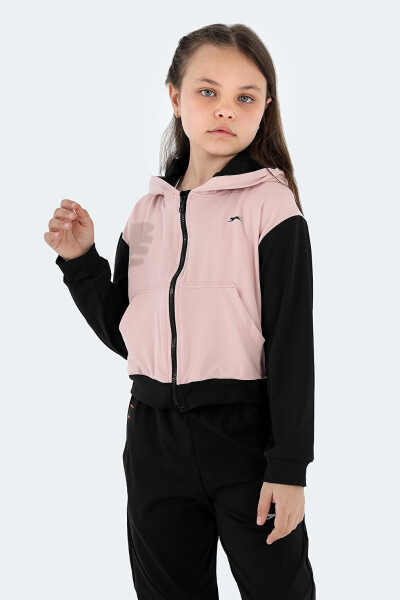 Pink girls' sweatshirt - 18